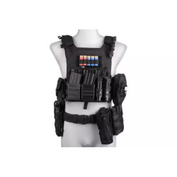 Rush Plate Carrier Tactical Vest - Black