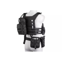 Rush Plate Carrier Tactical Vest - Black