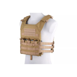 Rush Plate Carrier Tactical Vest - Tan