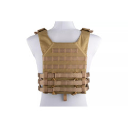 Rush Plate Carrier Tactical Vest - Tan