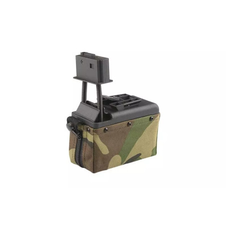 1500 BB Box Magazine for M249 Replicas - woodland