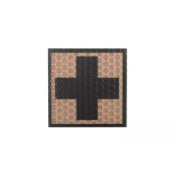 IR Badge - F1 Medical Cross - Tan
