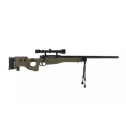 MB08A sniper rifle replica - with scope and bipod - olive