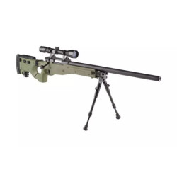 MB08A sniper rifle replica - with scope and bipod - olive