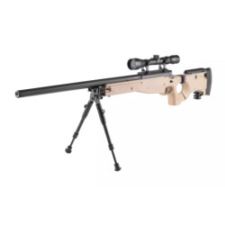 MB08A sniper rifle replica - with scope and bipod - tan