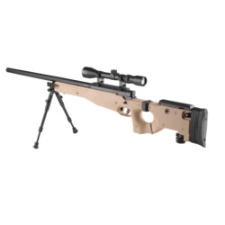 MB08A sniper rifle replica - with scope and bipod - tan