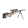 MB08A sniper rifle replica - with scope and bipod - tan