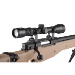 MB08A sniper rifle replica - with scope and bipod - tan