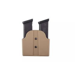 Double Pouch for Pistol Magazines (Belt Mount) - Dark Earth