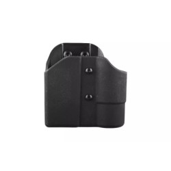 Pistol Magazine and Flashlight Pouch - Black