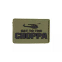 Get to the Choppa - Olive Drab - 3D Patch