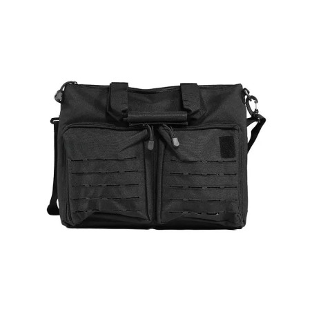 Laser-Cut tactical bag - black