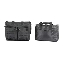 Laser-Cut tactical bag - black