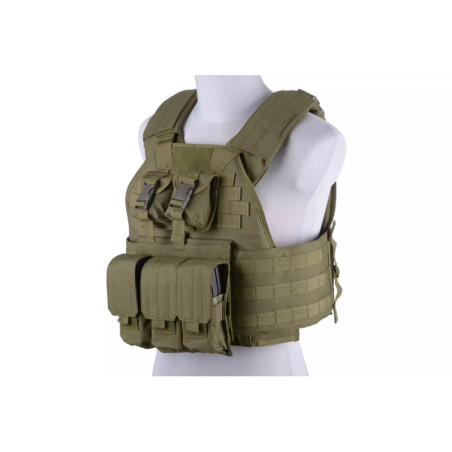 Plate Carrier Tactical Vest - Olive Drab