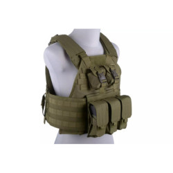 Plate Carrier Tactical Vest - Olive Drab