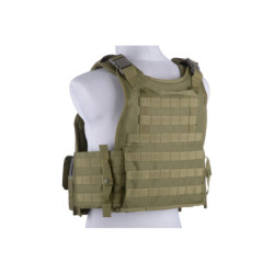 Plate Carrier Tactical Vest - Olive Drab