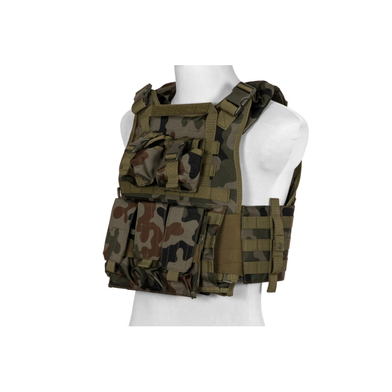 Plate Carrier Tactical Vest - WZ.93 Woodland Panther