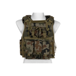 Plate Carrier Tactical Vest - WZ.93 Woodland Panther