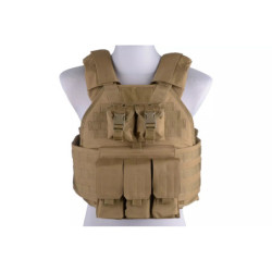 Plate Carrier Tactical Vest - Tan