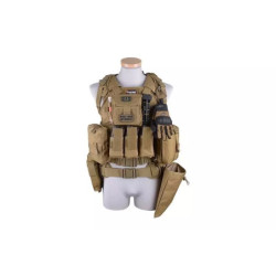 Plate Carrier Tactical Vest - Tan