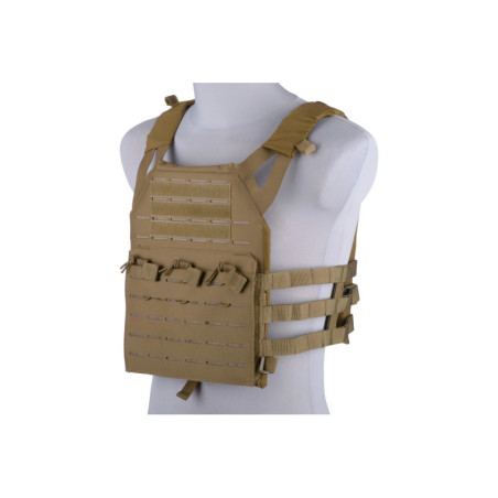 Jump Laser-Cut Tactical Vest - Tan