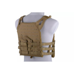 Jump Laser-Cut Tactical Vest - Tan