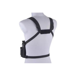 Fast Chest Rig Tactical Vest - Black