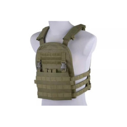 Plate Carrier w/ Removable Panel Tactical Vest - Olive Drab