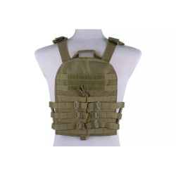 Plate Carrier w/ Removable Panel Tactical Vest - Olive Drab