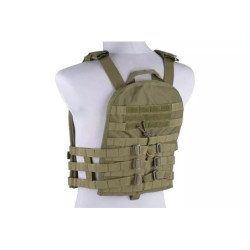 Plate Carrier w/ Removable Panel Tactical Vest - Olive Drab