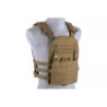 Plate Carrier w/ Removable Panel Tactical Vest - Tan