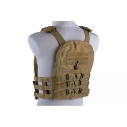 Plate Carrier w/ Removable Panel Tactical Vest - Tan