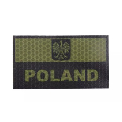 IR Patch - A1 Polish Flag with Inscription - OD