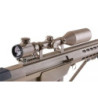 SW-013 sniper rifle replica with scope and bipod - tan