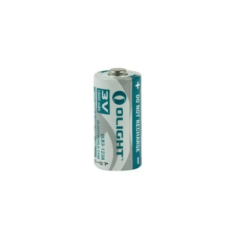 3V CR123A Li-Fe 1600 mAh battery