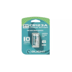 3V CR123A Li-Fe 1600 mAh battery