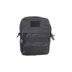 Cargo Pouch with Pocket - Black