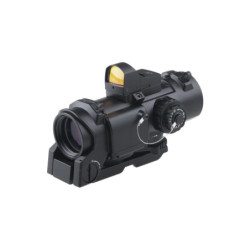 4x32E Scope with Micro Red Dot Sight - Black