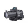 4x32E Scope with Micro Red Dot Sight - Black