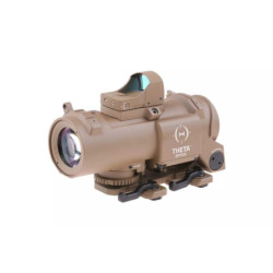 4x32E Scope with Micro Red Dot Sight - Tan