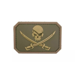 Pirate Skull PVC Patch - Multicam