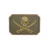 Pirate Skull PVC Patch - Multicam