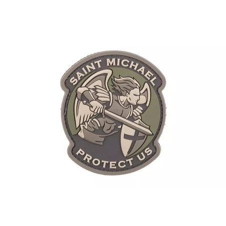 Saint Michael Modern PVC Patch - Multicam