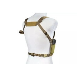 Low-Profile Speed Chest Rig Tactical Vest - Coyote Brown