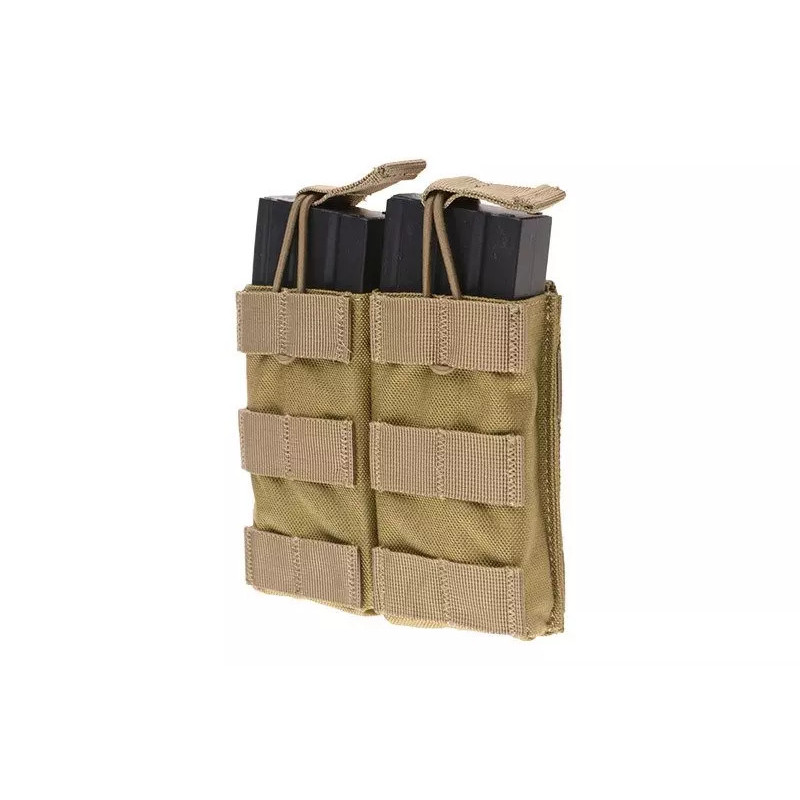 Double Open Top Pouch for M4/M16 Magazines - Khaki