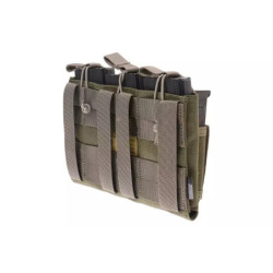 Triple Open Top Pouch for M4/M16 + Pistol Magazines - Foliage Green