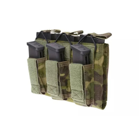 Triple Open Top Pouch for M4/M16 + Pistol Magazines - Multicam Tropic