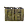 Triple Open Top Pouch for M4/M16 + Pistol Magazines - Multicam Tropic