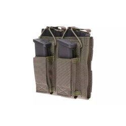 Double Open Top Pouch for M4/M16 + Pistol Magazines - Foliage Green