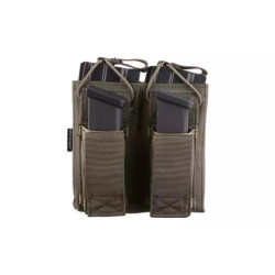 Double Open Top Pouch for M4/M16 + Pistol Magazines - Foliage Green